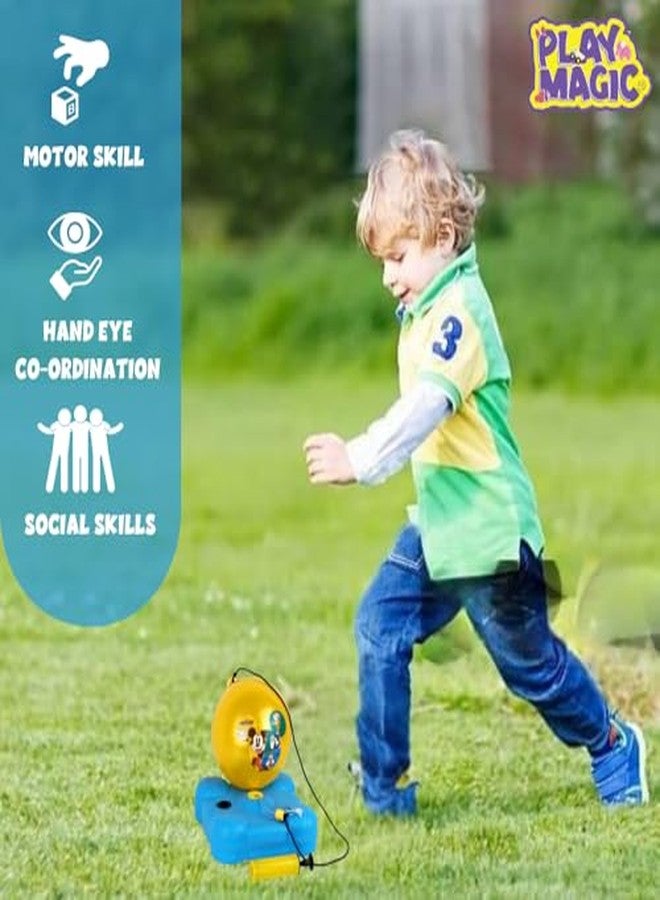 PlayMagic Mickey Mouse Reflex Soccer Training Kit Game for Kids | Outdoor Activities, Garden Games, Football Practice, Swingball, Suitable for Boys and Girls Aged 6+ - Image 5